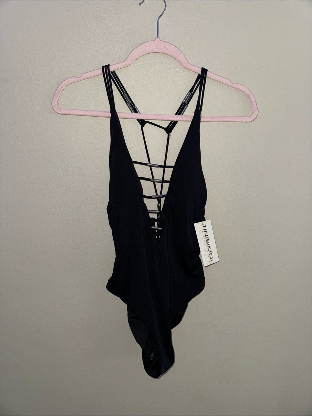 BNWT, Tinibikini, black swimsuit, size small